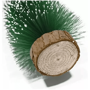 Set Mini Árbol De Navidad Cedro Verde Para Escritorio