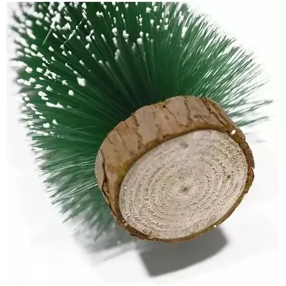 Set Mini Árbol De Navidad Cedro Verde Para Escritorio 2