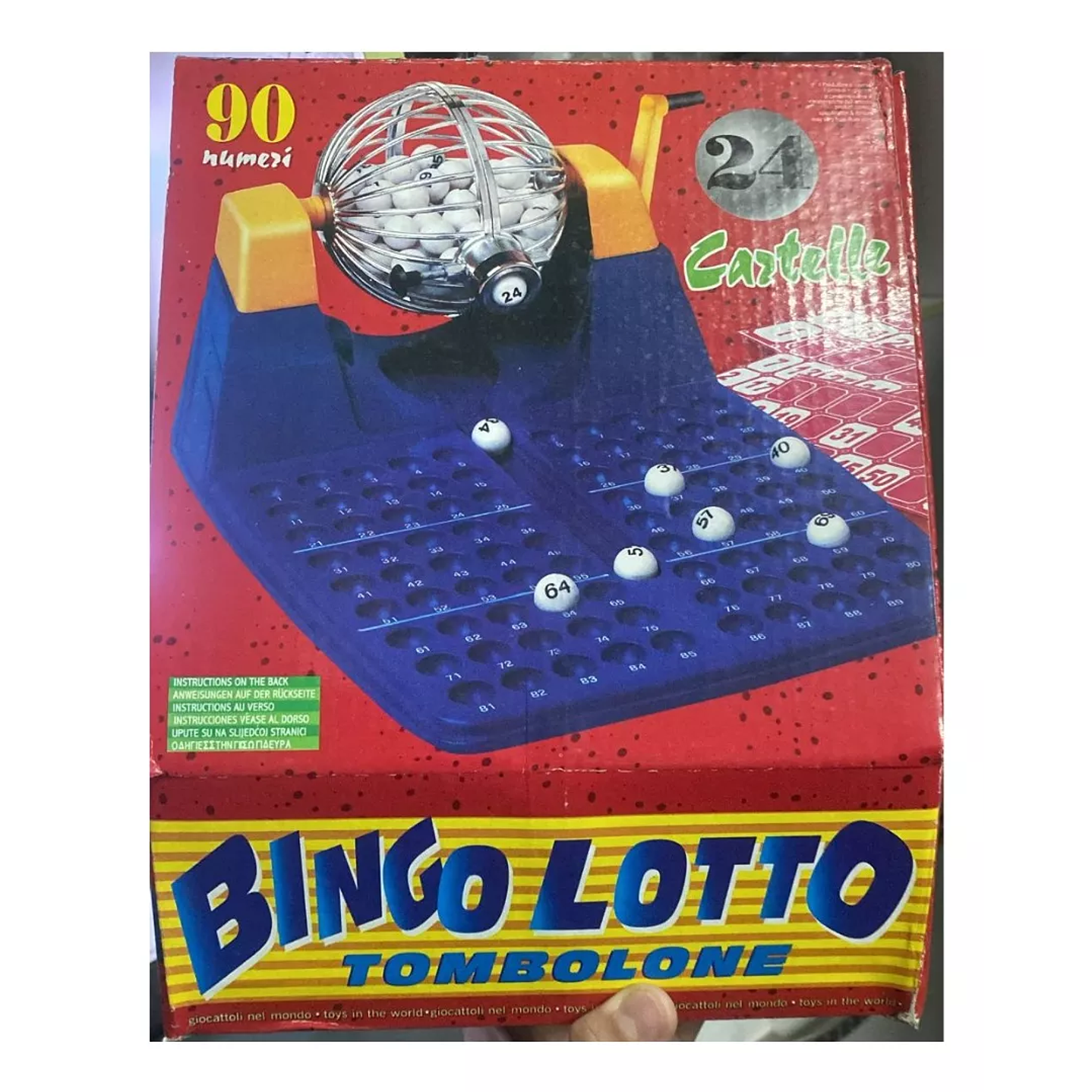 Bingo Juego De Mesa Lotto Negro 6+ Para Niños 1