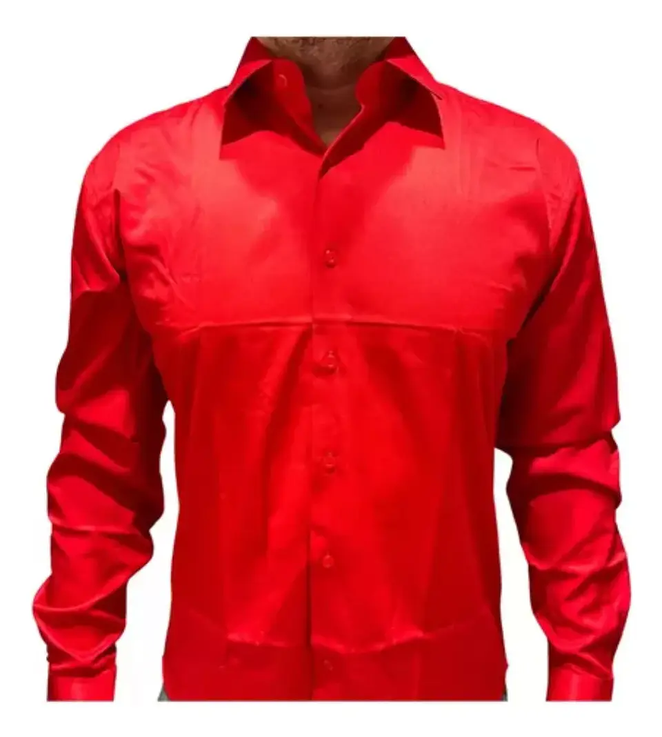 Camisa De Hombre Casual Clasico Vestir Caballeros  1