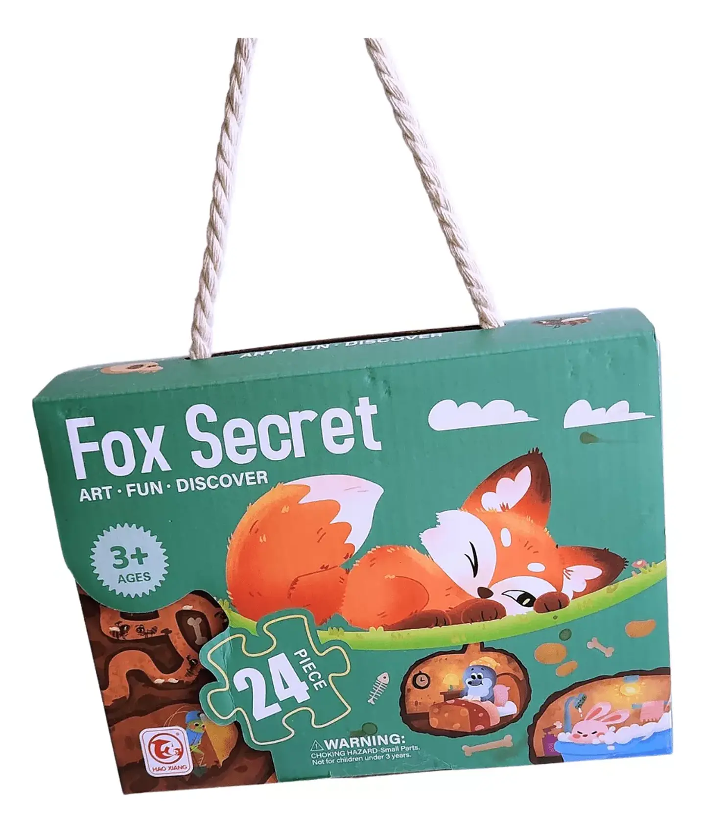 Rompecabezas De 24pcs El Secreto Del Zorro Didactico Niños 5