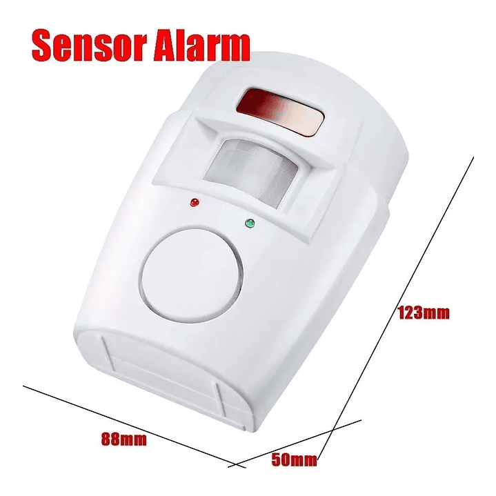 Sensor Movimiento Entrada A Local, Casa Sonido Alarma Aviso 4