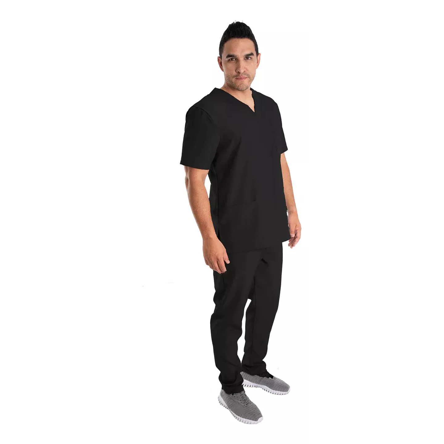 Conjunto Premium Hombre Poplin Liso Escote V Clínico 2