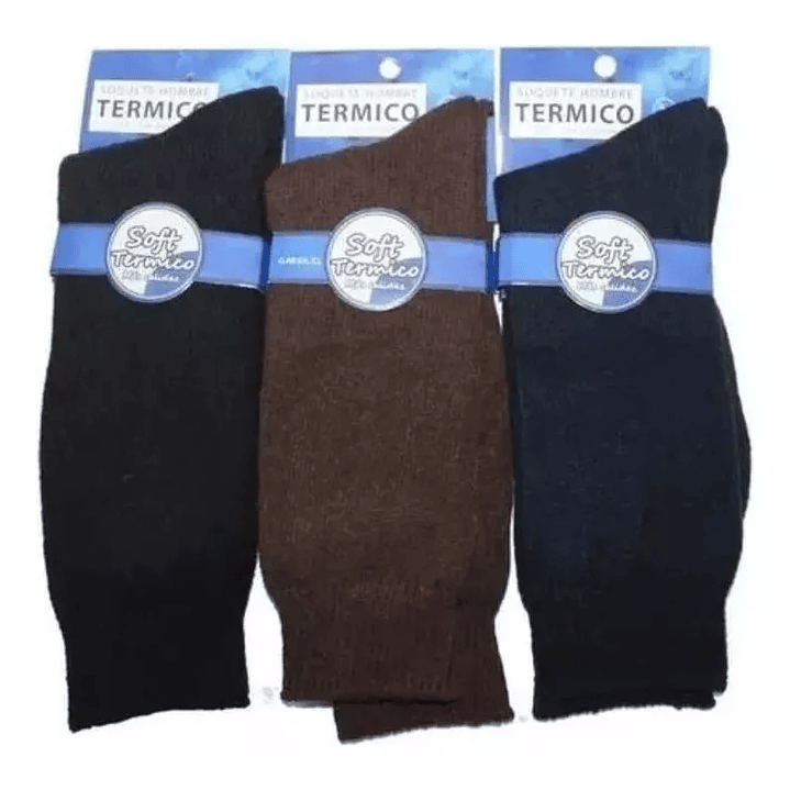 Calcetines Soft Térmicos Hombres Sin Costura 4 Pares 1