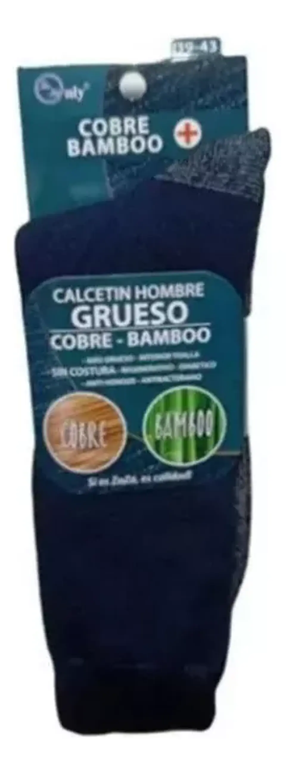 Calcetines Bambú cobre Antibacteriano Diabético Invierno Surtido 2