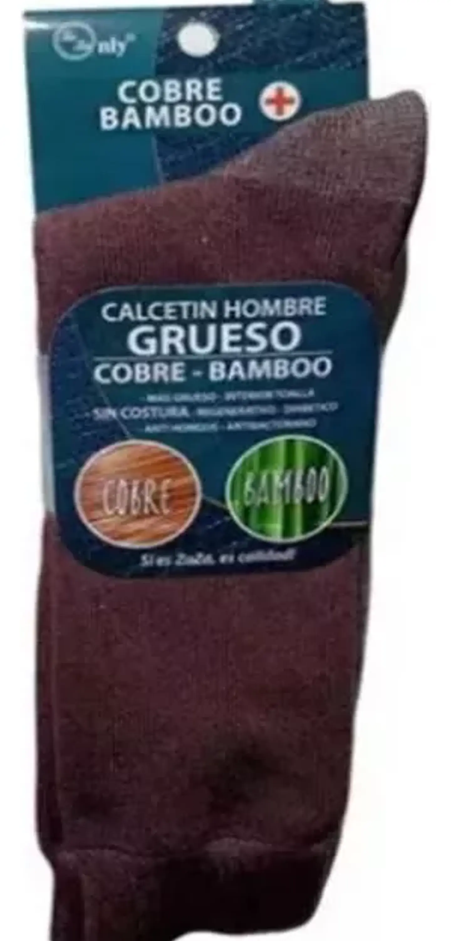 Calcetines Bambú cobre Antibacteriano Diabético Invierno Surtido 4