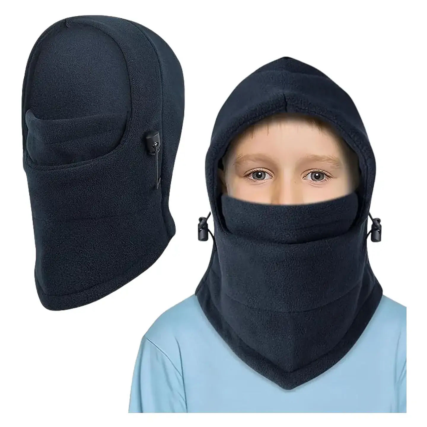 Gorro Pasamontañas De Polar Para Niños Abrigo Invierno Frio 1