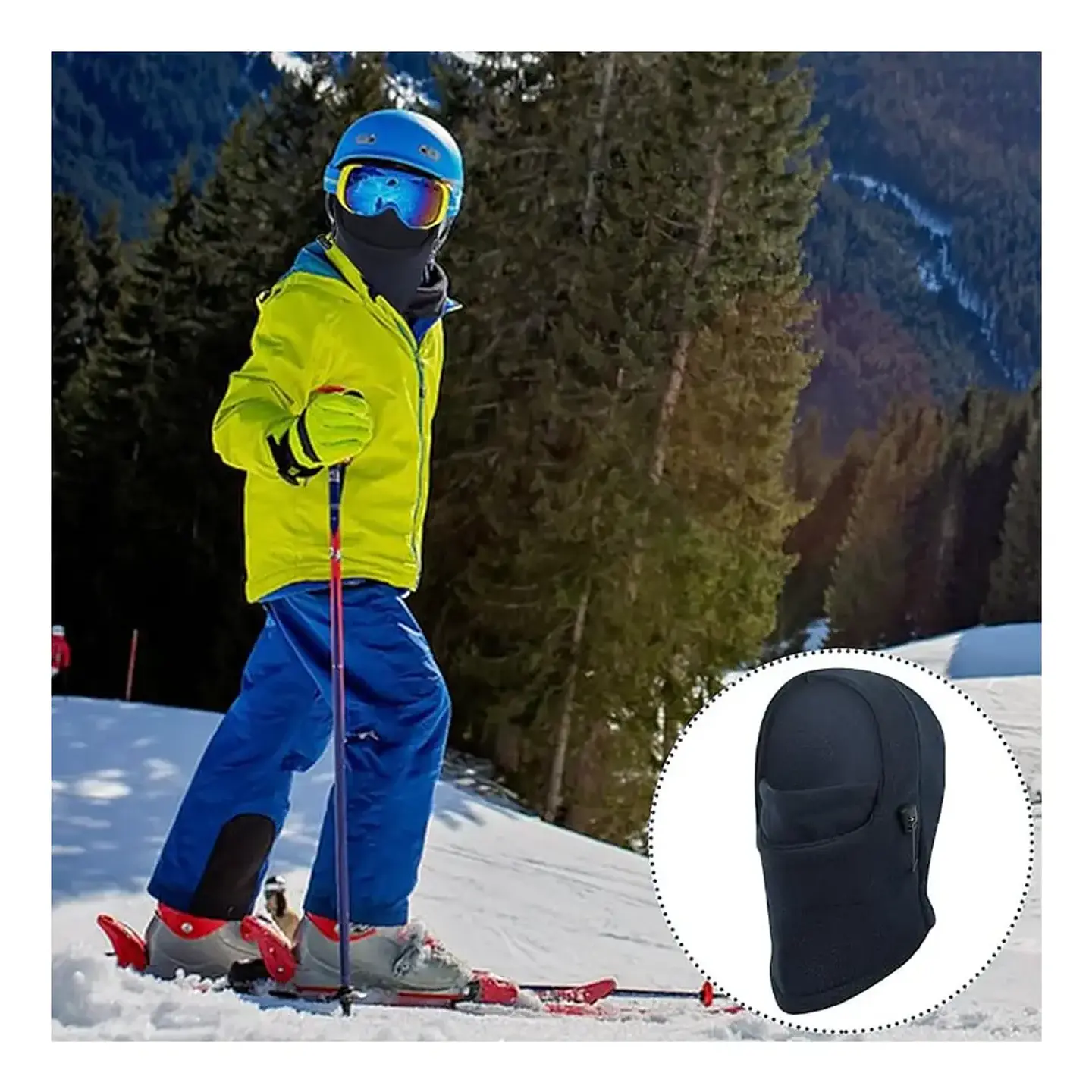 Gorro Pasamontañas De Polar Para Niños Abrigo Invierno Frio 12