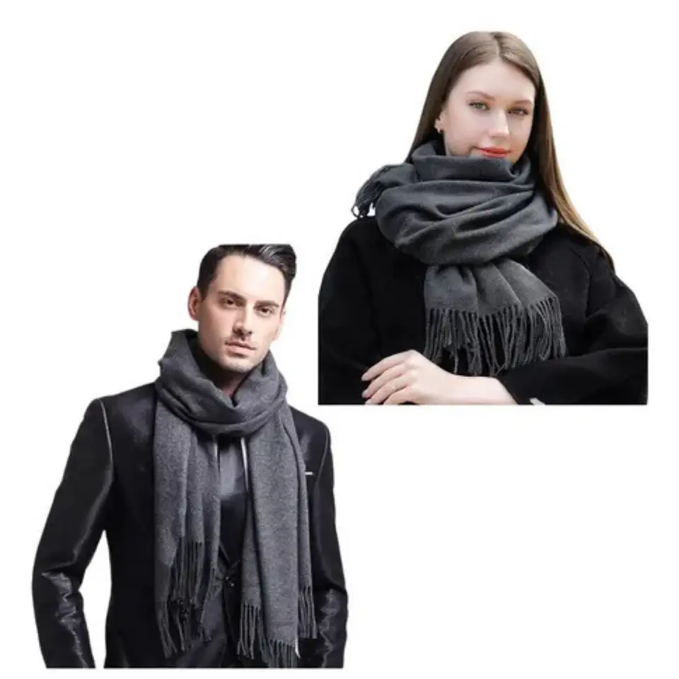 Bufanda  De Polar Suave Invierno Protege De Invierno Y Frío 2