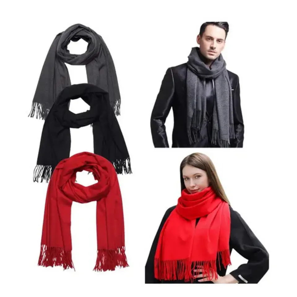 Bufanda  De Polar Suave Invierno Protege De Invierno Y Frío 1