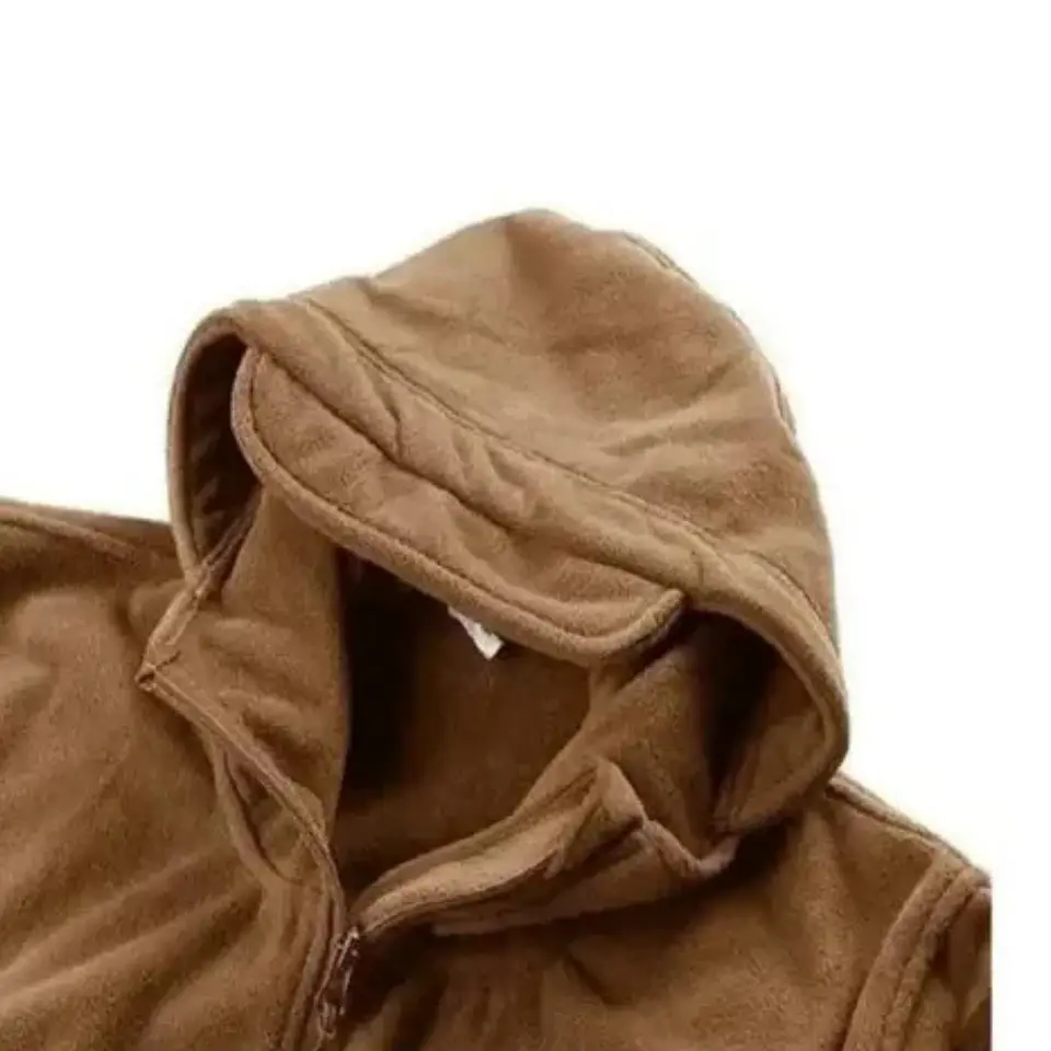 Chaqueta softshell térmica micropolar hombre, impermeable táctica de invierno 9