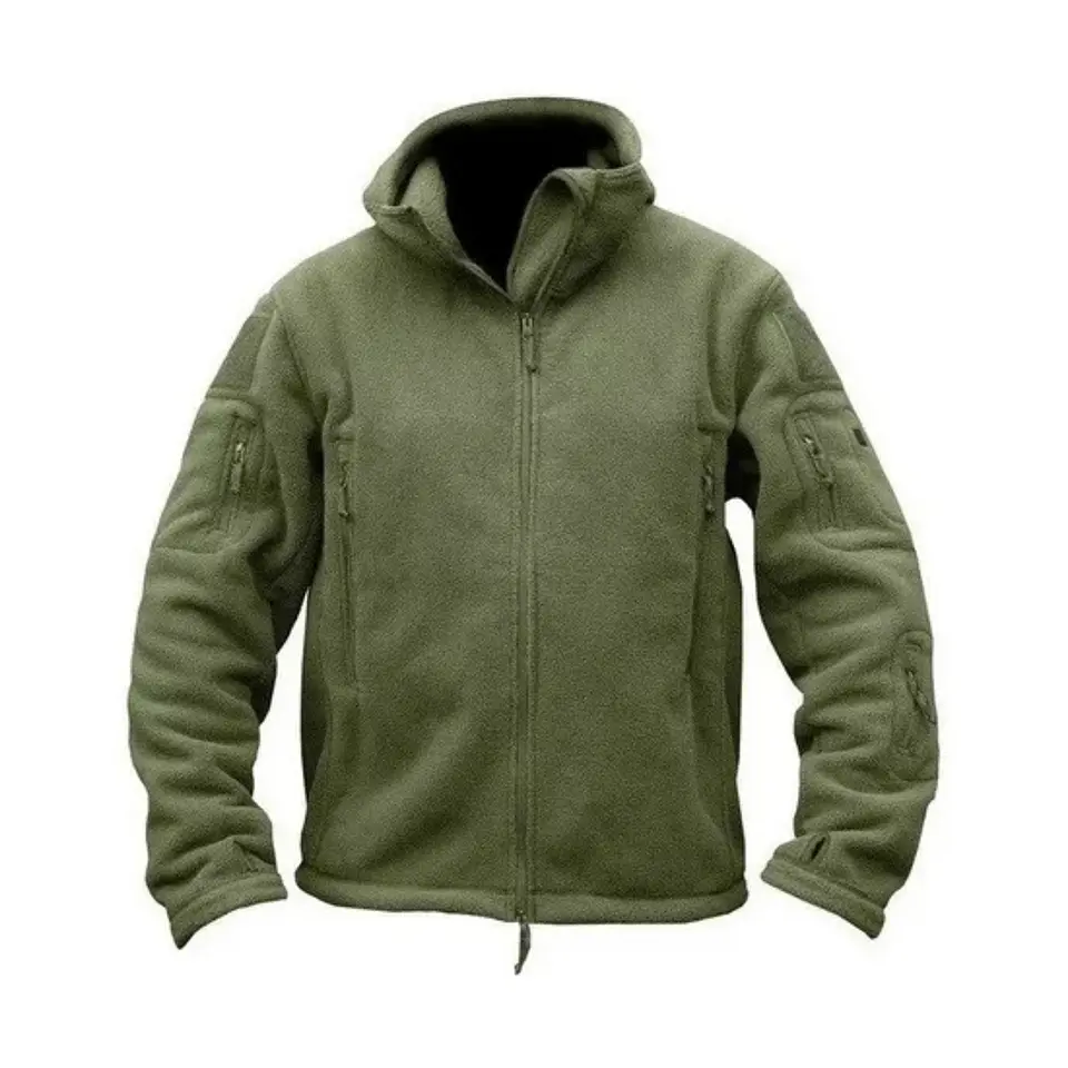 Chaqueta softshell térmica micropolar hombre, impermeable táctica de invierno 10