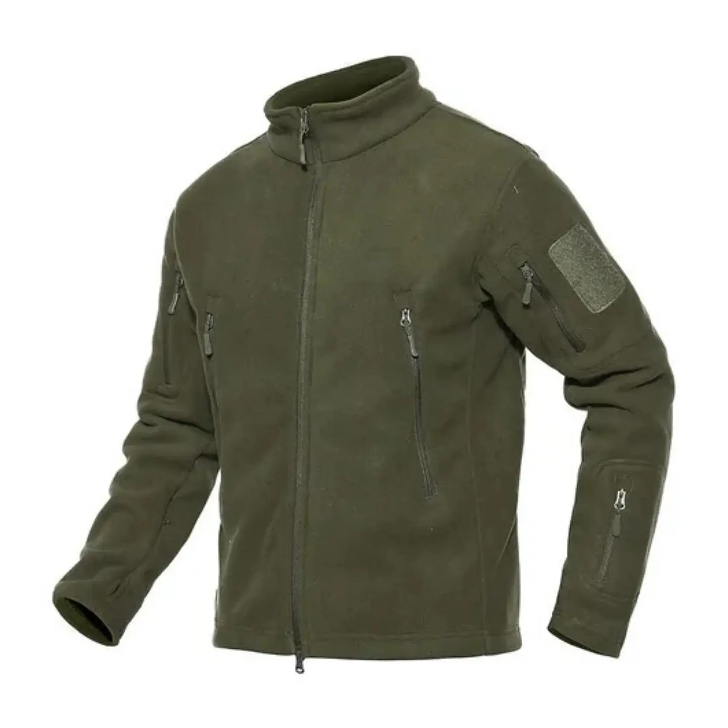 Chaqueta softshell térmica micropolar hombre, impermeable táctica de invierno 11