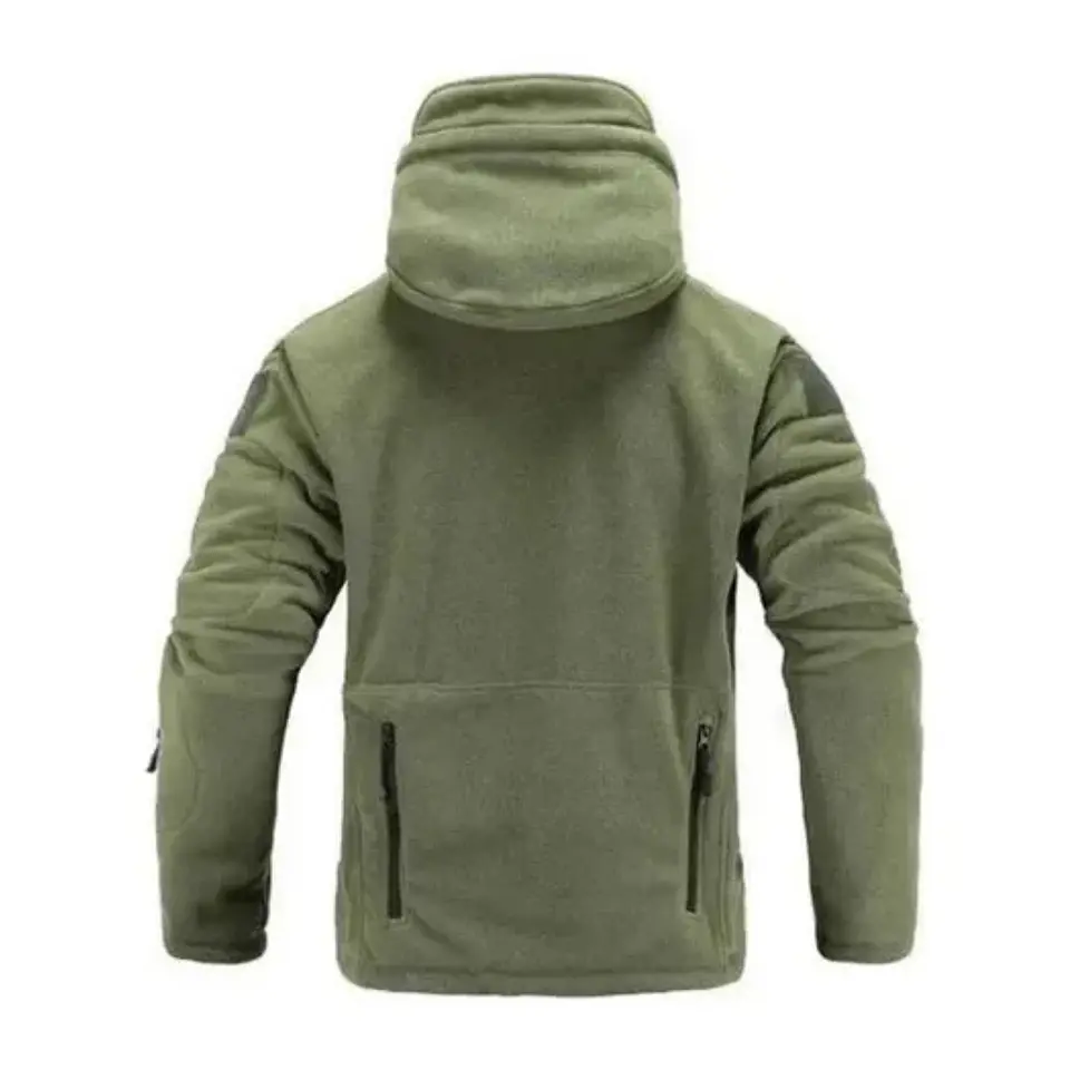 Chaqueta softshell térmica micropolar hombre, impermeable táctica de invierno 12