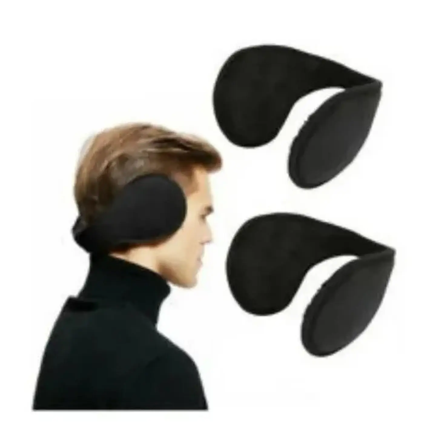 Orejera Polar Nuca Ajustable Unisex Invierno 2