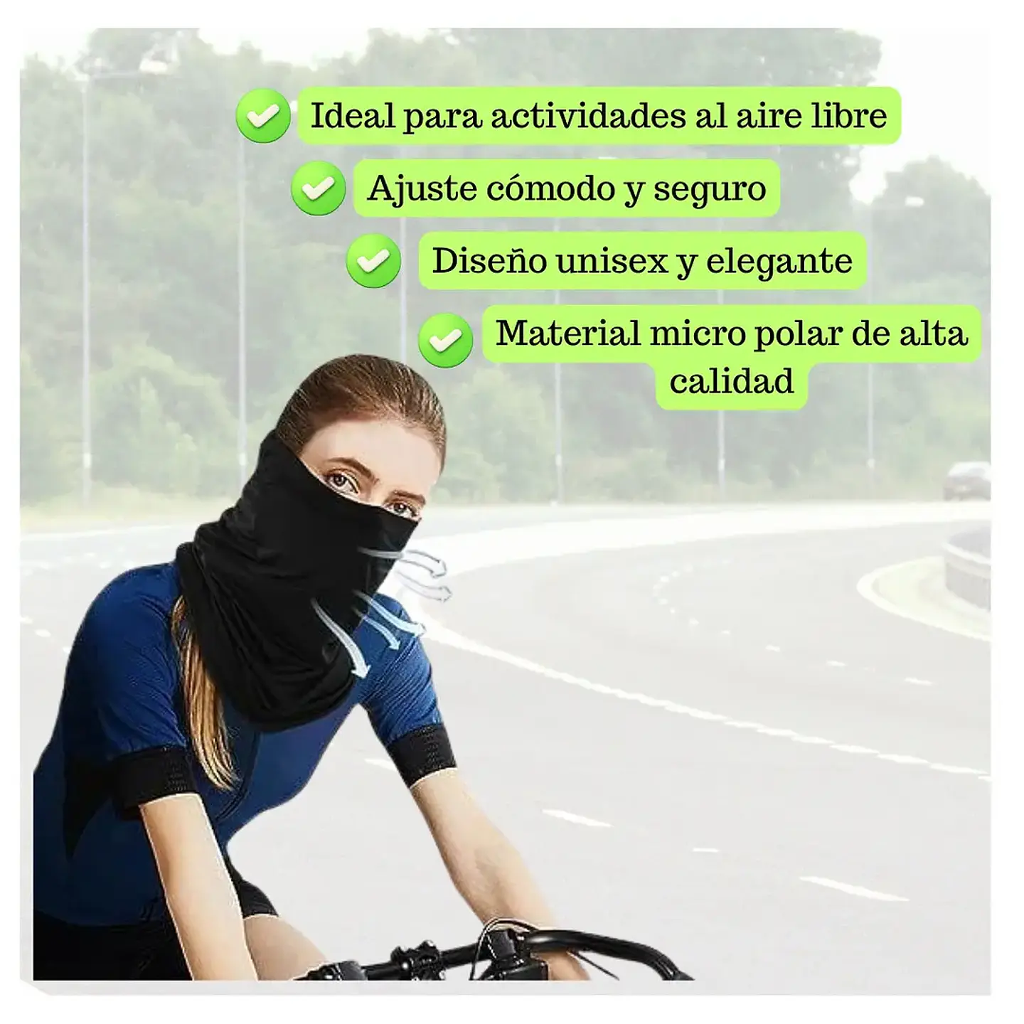 Cuello Polar Delgado Pieza De Polar Suave  Calentador Cómodo 9