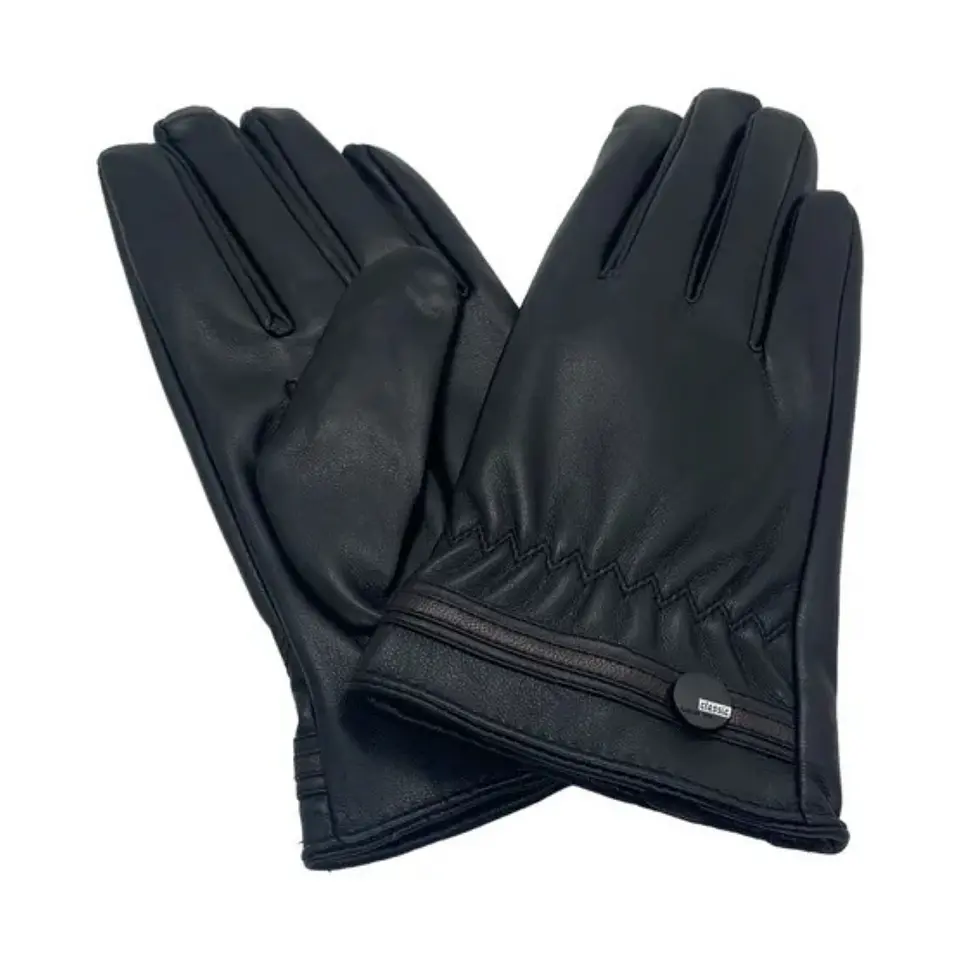 Guantes Mujer Largos Cuero Invierno 1