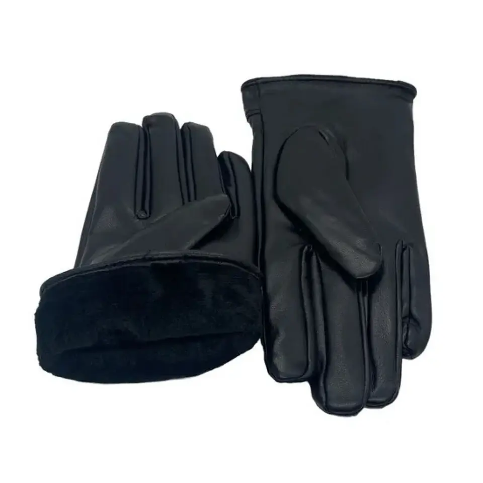 Guantes Mujer Largos Cuero Invierno 2