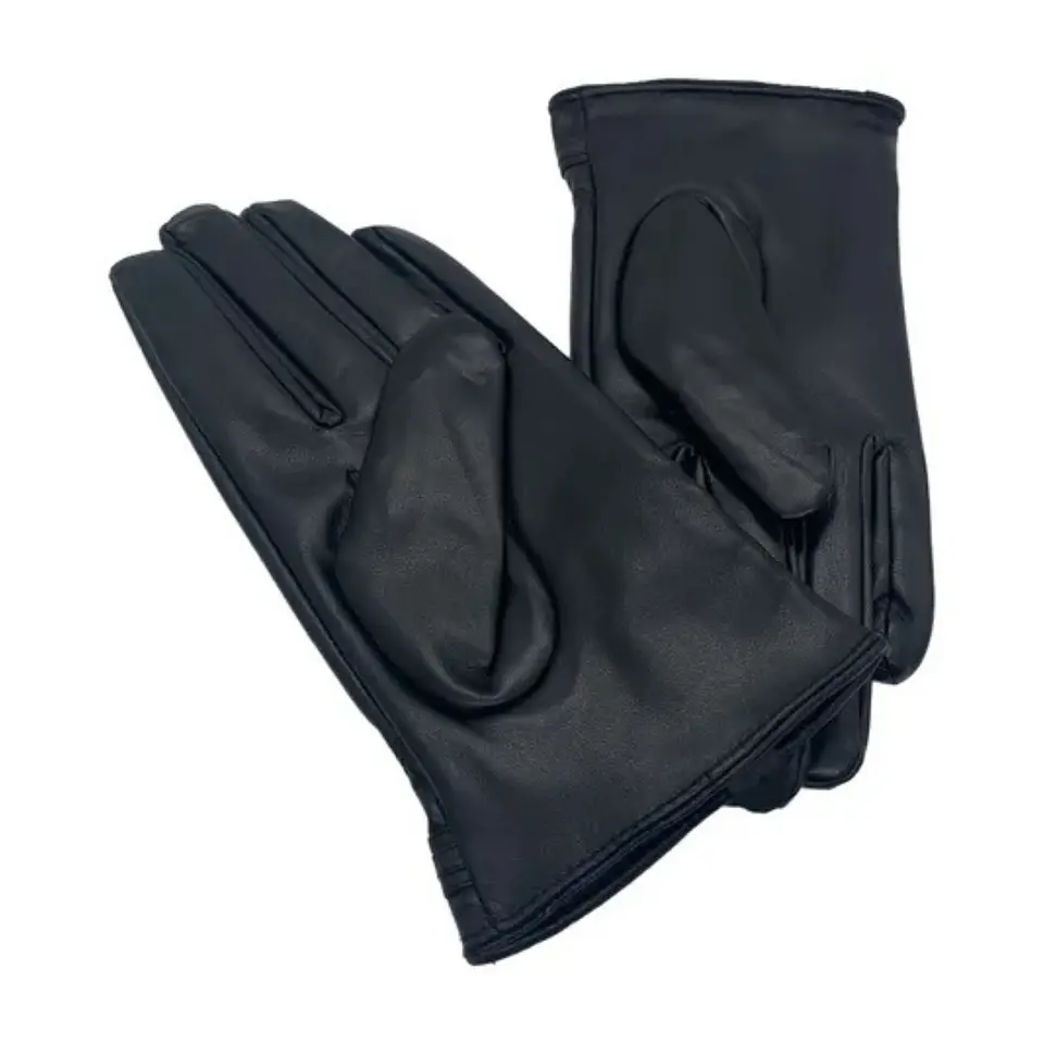 Guantes Mujer Largos Cuero Invierno 3
