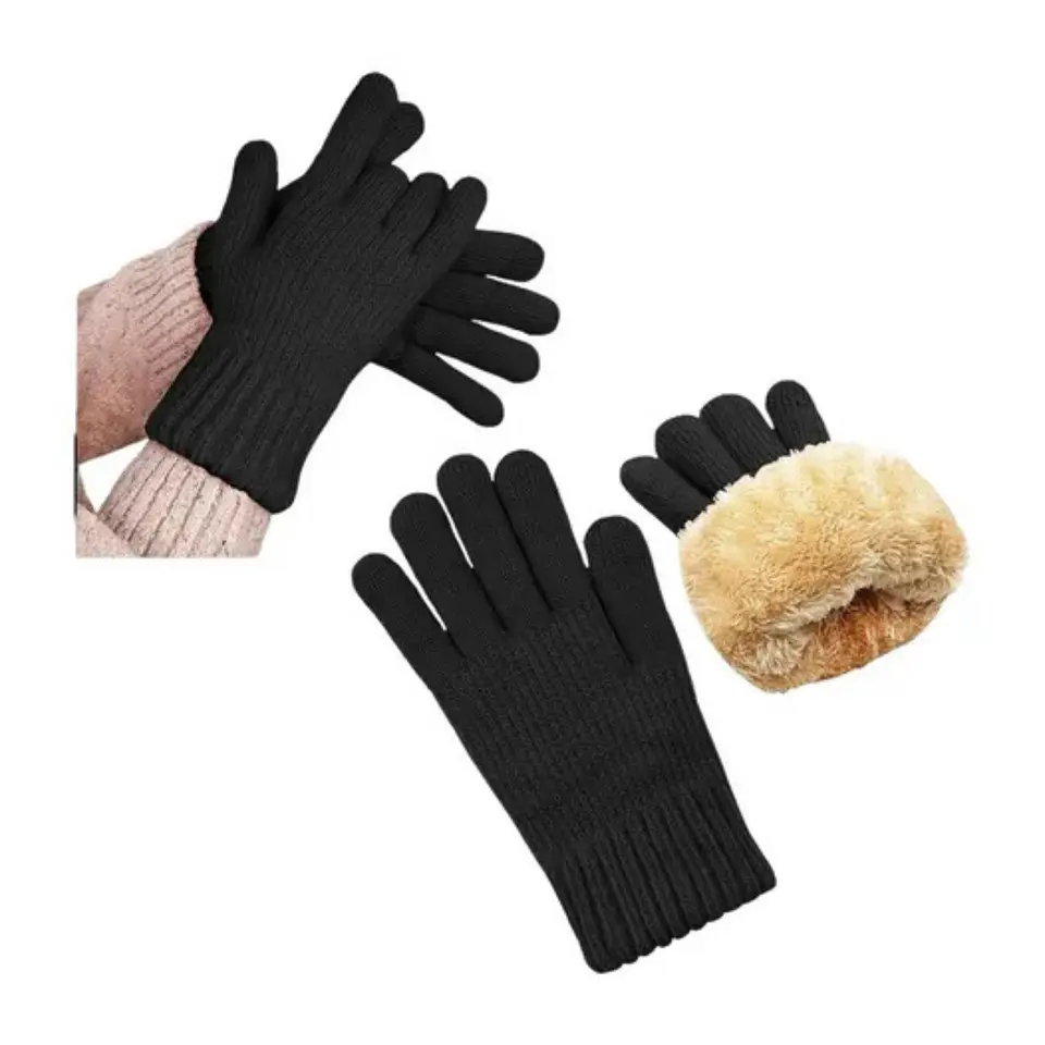Guantes De Lana Térmico Para El Clima Frío Con Chiporro 4