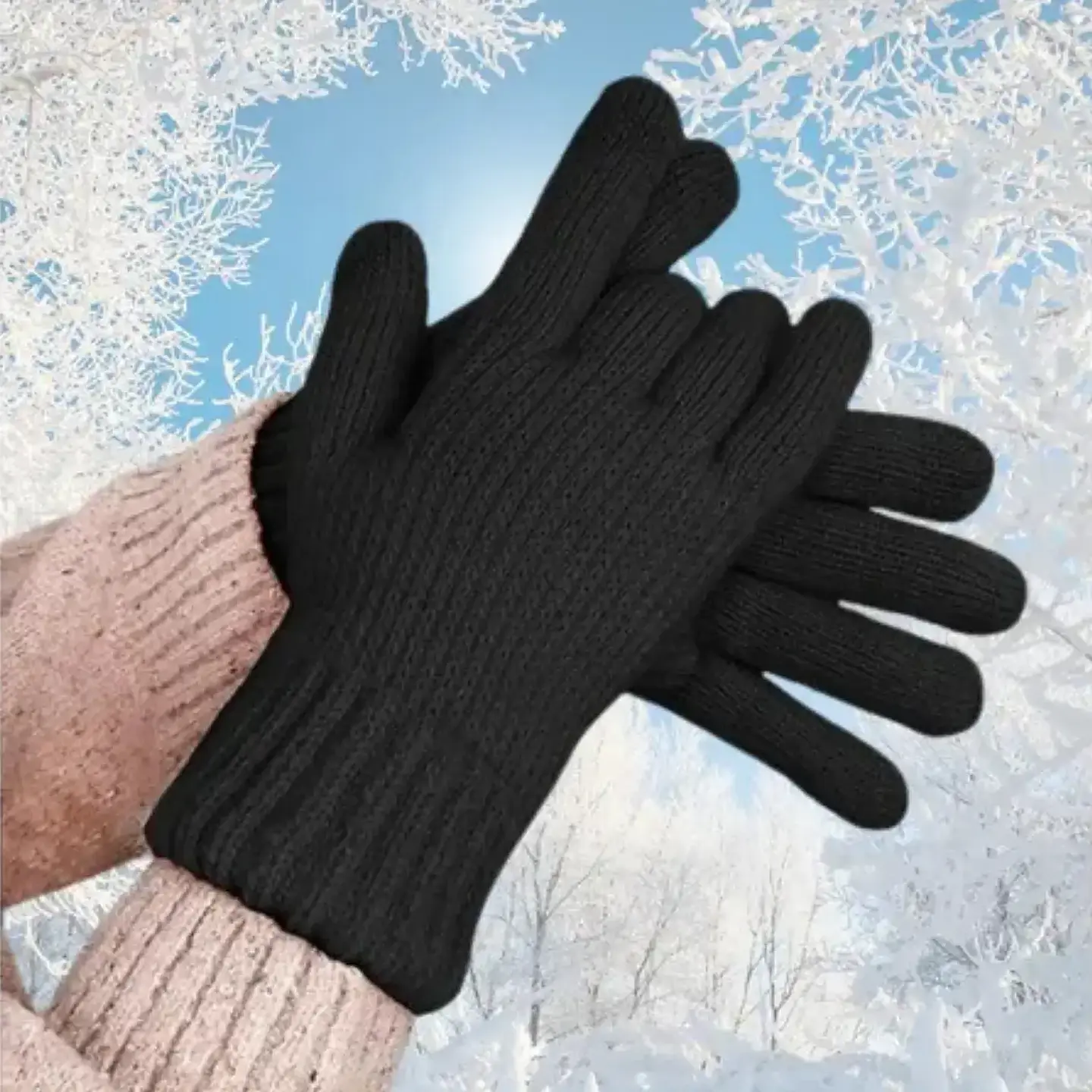 Pack 12 Guantes de Lana Térmicos con Chiporro Unisex 3