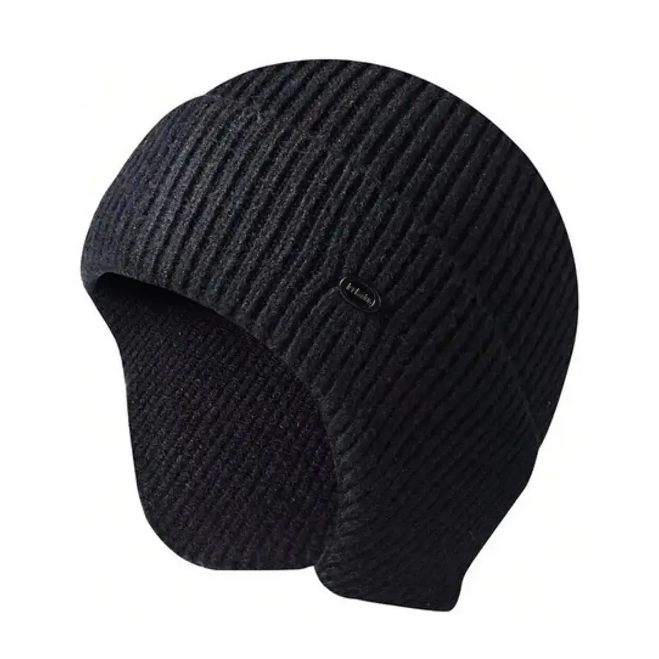 Gorro Beanie de Lana Premium con Cubre Orejas 1
