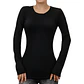 Camiseta Térmica Mujer Importaciones Ekolmac Blanco/negro - Miniatura 2