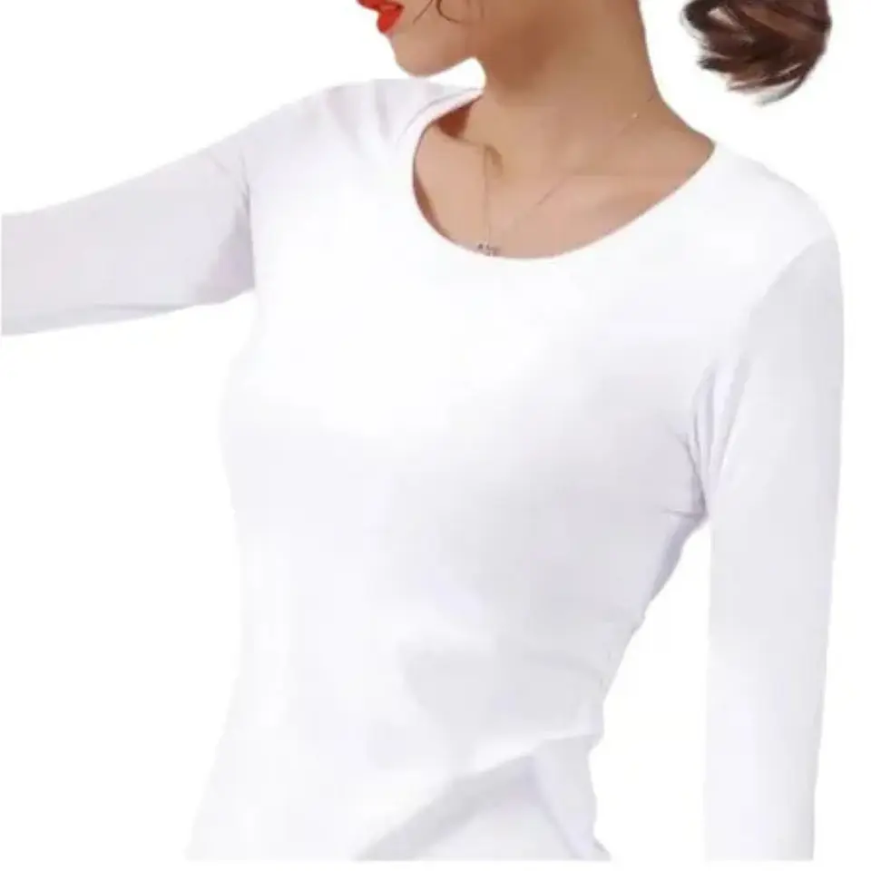 Camiseta Térmica Mujer Importaciones Ekolmac Blanco/negro 6