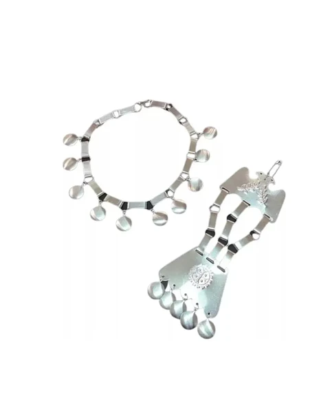 Accesorio Trapelakucha Trarilonco Mapuche Mujer Metalico