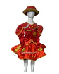 Traje Caporal Niña Con Falso Incluye Sombrero Fiestas Patria - Miniatura 2