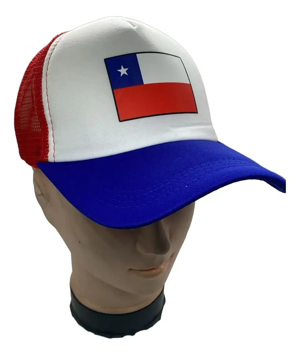 Gorro Jockey Tricolor Chile Regalo Unisex Fiestas Patrias 2