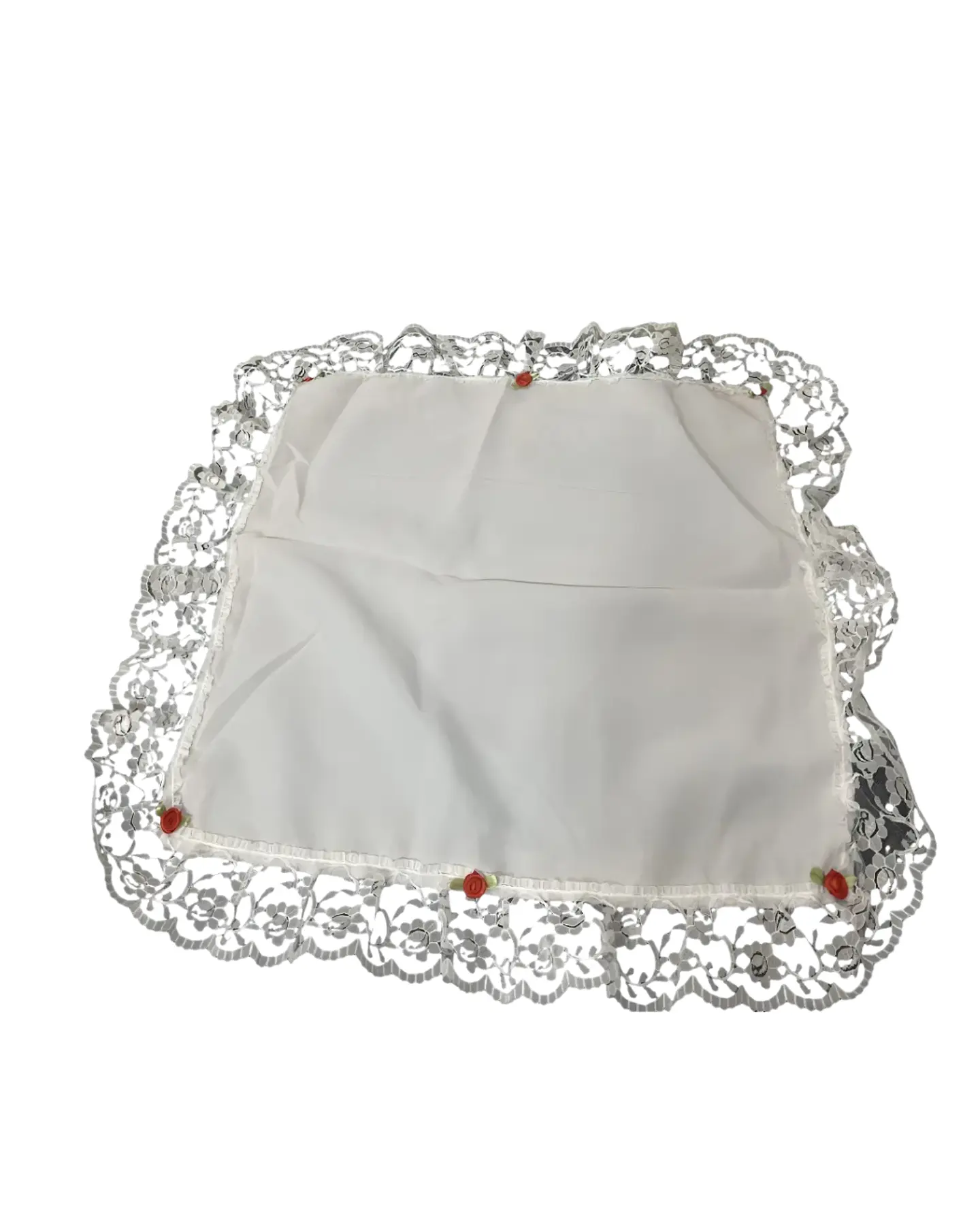 Pañuelos De Cueca De Velo Con Blonda Blanco Fechas Patrias 1