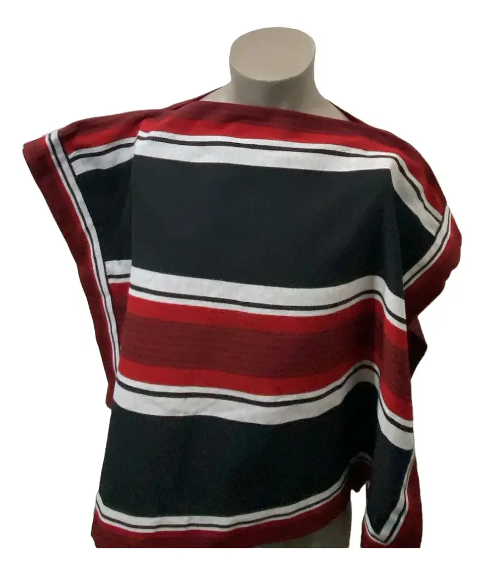 Manta Poncho De Huaso Cueca Adulto- Juvenil 1