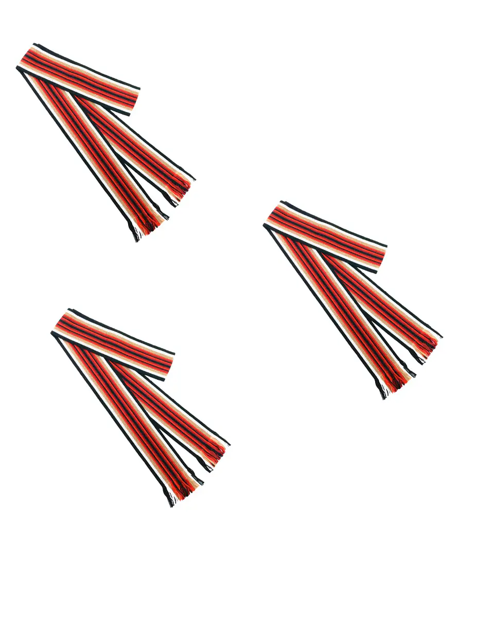 Pack 3 Fajas Traje Típico Huaso Fiestas Patrias Colores 4