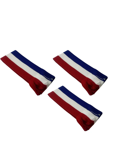  Pack 3 Und Faja Traje Huaso Tricolor Fiestas Patrias
