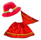 Traje Nortino Niña- Juvenil Baile / Fiestas Patrias Disfraz - Miniatura 16