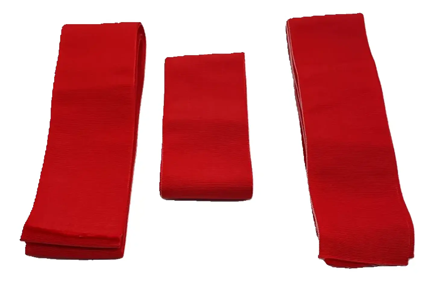 Pack 3 Fajas Nortino Lana Roja Para Bailes Típicos Chilenos. 1