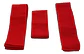 Pack 3 Fajas Nortino Lana Roja Para Bailes Típicos Chilenos. - Miniatura 1