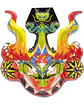 Máscara La Tirana Baile Fiestas Patrias Diablada Ajustable - Miniatura 3