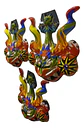 Pack 3 Máscaras La Tirana Baile Fiestas Patrias Diablada - thumbnail 3