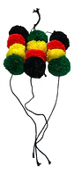 Pack 3 Cintillo Pompon Nortino Baile Tradicional / Fiestas - thumbnail 2