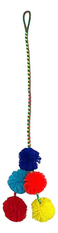 Pack 3 Pom Pom Pompones Baile Nortino Nuevos Baile El Trote - Miniatura 3