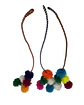 Pack 3 Pom Pom Pompones Baile Nortino Nuevos Baile El Trote - Miniatura 1