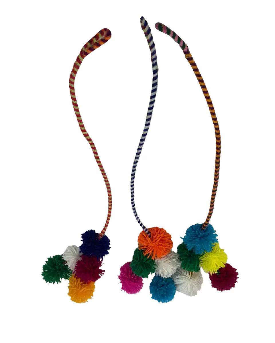 Pack 3 Pom Pom Pompones Baile Nortino Nuevos Baile El Trote 1