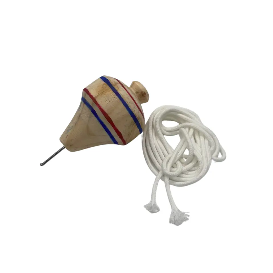 Trompo Madera Tradiciones Chilenas Fiestas Patrias 1
