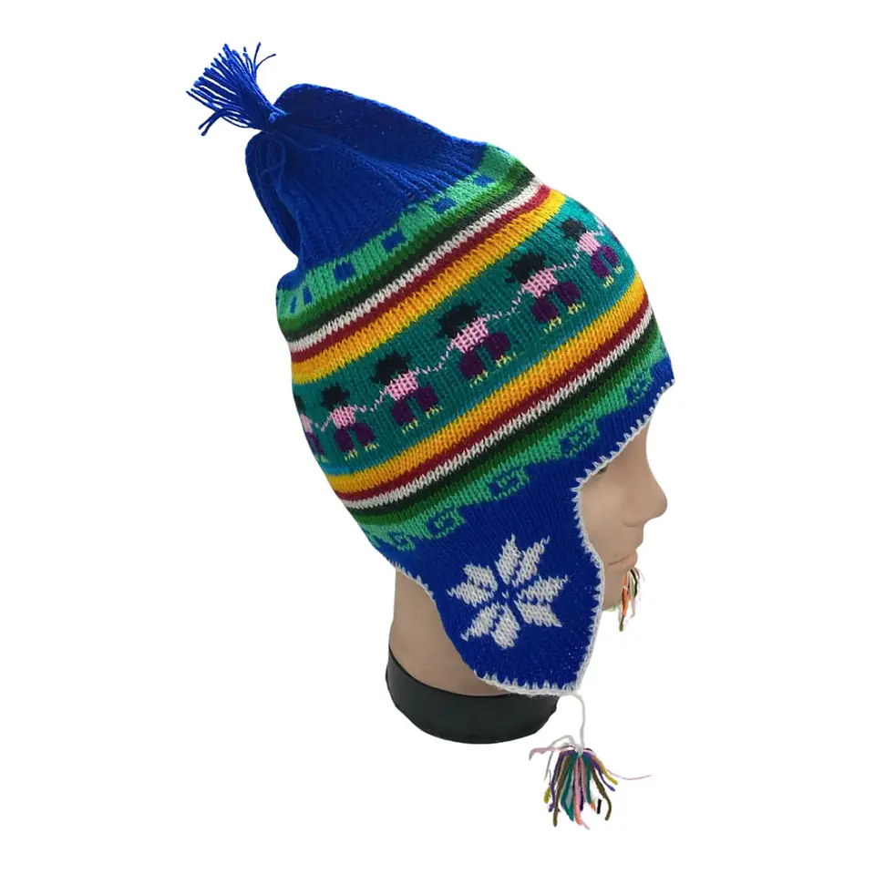 Gorro Chullo Lana Con Polar Tapa Oreja  Varios Diseños 6