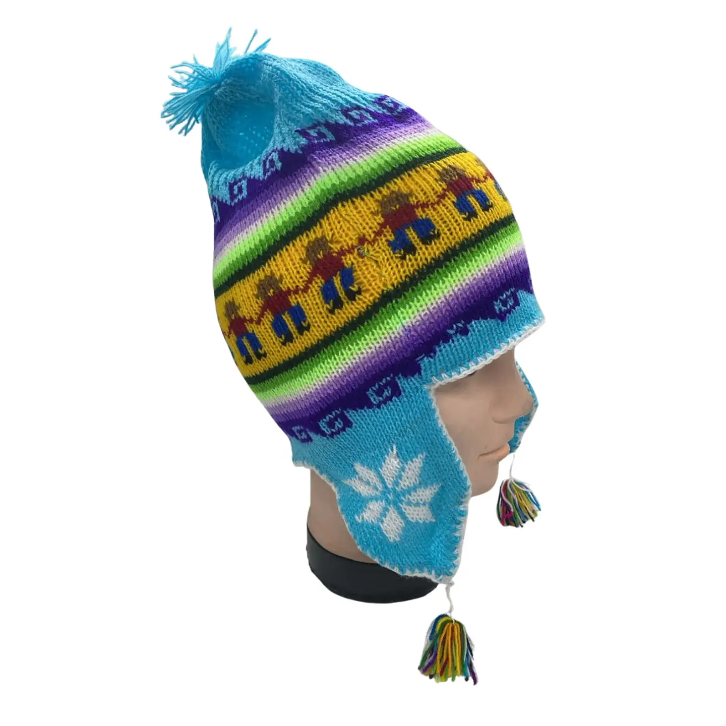 Gorro Chullo Lana Con Polar Tapa Oreja  Varios Diseños 7