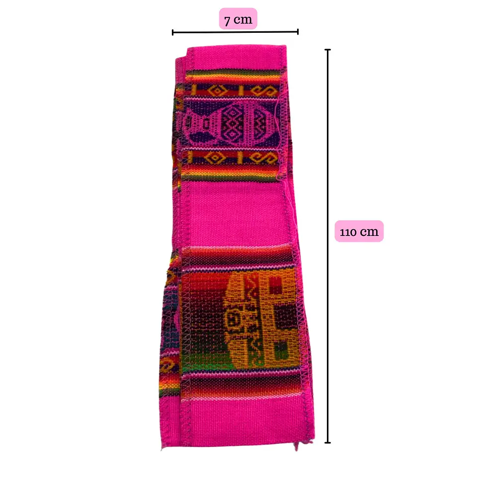Pack 3 Fajas Nortino Lana  Para Bailes Típicos Chilenos Patrias 5