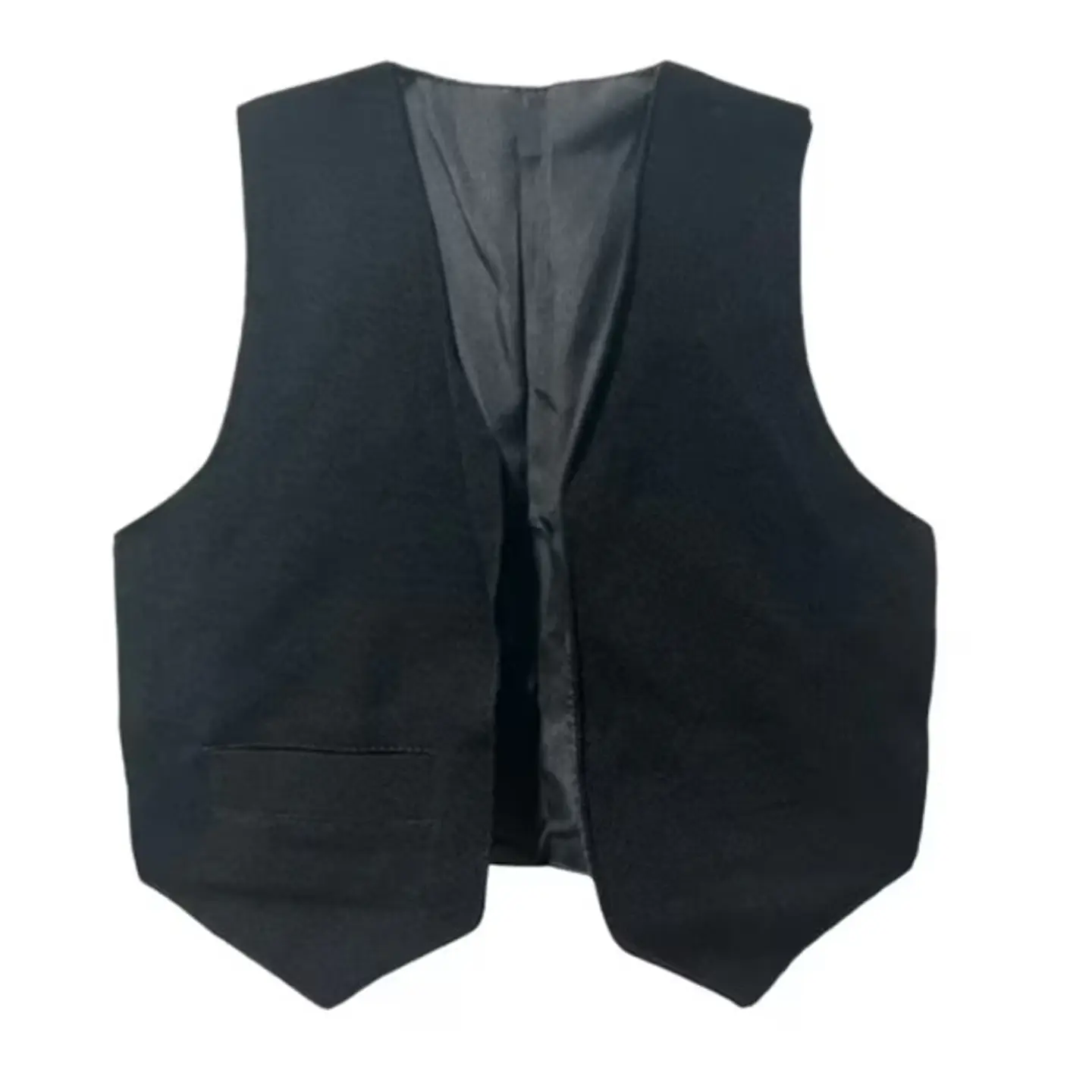 Chaleco Bolero Negro Para Niños / Juvenil Nortino Huaso 1