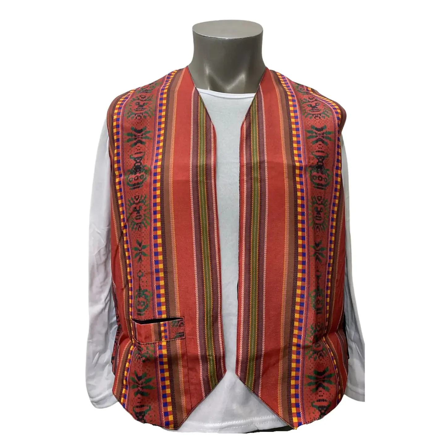 Chaleco Bolero Nortino Colores Juvenil Traje Típico Fiestas Patrias 5